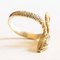 Vintage Serpent Ring in 14k Yellow Gold, 1960s 4