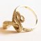 Vintage Serpent Ring in 14k Yellow Gold, 1960s 3
