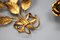 Ganci appendiabiti in metallo dorato, Italia, anni '60, set di 2, Immagine 6