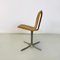 Italienische Mid-Century Modern Stühle aus braunem Leder & Stahl, 1960er, 2er Set 8