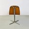 Mid-Century Modern Italian Brown Leather and Steel Chairs, 1960s, Set of 2 9