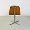 Mid-Century Modern Italian Brown Leather and Steel Chairs, 1960s, Set of 2, Image 9