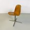 Italienische Mid-Century Modern Stühle aus braunem Leder & Stahl, 1960er, 2er Set 7