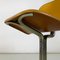 Italienische Mid-Century Modern Stühle aus braunem Leder & Stahl, 1960er, 2er Set 14