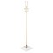 Mid-Century Italian White Wood Metal Coat Stand attributed to Carlo De Carli for Fiam, 1960s 1