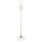 Mid-Century Italian White Wood Metal Coat Stand attributed to Carlo De Carli for Fiam, 1960s, Image 1