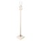 Midc-Century Italian White Wood Metal Coat Stand attributed to Carlo De Carli for Fiam, 1960s 1