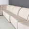 Modern Italian Modular and Corner Sofa in White Fabric, 1980s 7