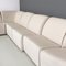 Modernes Italienisches Modulares Ecksofa aus Weißem Stoff, 1980er 7