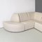 Modern Italian Modular and Corner Sofa in White Fabric, 1980s 10