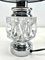 Vintage Ice Cube Table Lamp in Chrome and Crystal Glass from Peill & Putzler, 1953 3