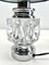 Vintage Ice Cube Table Lamp in Chrome and Crystal Glass from Peill & Putzler, 1953, Image 3