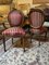 Stühle im Louis XVI Stil mit ovaler Rückenlehne, 2er Set 4
