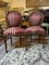 Louis XVI Style Chairs with Oval Back, Set of 2 1