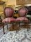 Stühle im Louis XVI Stil mit ovaler Rückenlehne, 2er Set 1