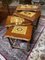 Tavolini ad incastro antico con gambe cabriole, set di 4, Immagine 3