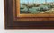 Continental School Artist, Antique Venice Landscape, 19th Century, Oil Paintings on Board, Framed, Set of 2 7