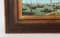 Continental School Artist, Antique Venice Landscape, 19th Century, Oil Paintings on Board, Framed, Set of 2, Image 7