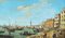 Artiste de l'École Continentale, Paysage de Venise Antique, 19ème Siècle, Peintures à l'Huile sur Panneau, Encadrée, Set de 2 3