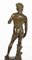 Monumentale Grand Tour Bronze von Michelangelo David, 19. Jh. 11