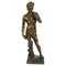 Monumentale Grand Tour Bronze von Michelangelo David, 19. Jh. 1