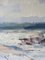 Tide, 1950s, Oil on Canvas, Framed 8