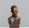 African Carved Male Bust in Rosewood, 1970s, Image 10