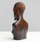 Busto masculino africano tallado de palisandro, años 70, Imagen 7