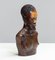 African Carved Male Bust in Rosewood, 1970s, Image 4