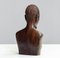 African Carved Male Bust in Rosewood, 1970s, Image 6