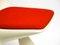 Original Casala Chair with Original Red Fabric Upholstery, 1970s 12