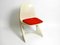 Original Casala Chair with Original Red Fabric Upholstery, 1970s 2