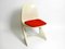 Original Casala Chair with Original Red Fabric Upholstery, 1970s, Image 2