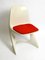 Original Casala Chair with Original Red Fabric Upholstery, 1970s, Image 17