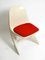 Chaise Casala Original avec Tissu d'Ameublement Rouge, 1970s 19