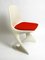 Original Casala Chair with Original Red Fabric Upholstery, 1970s 18
