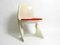 Original Casala Chair with Original Red Fabric Upholstery, 1970s 5