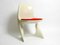 Original Casala Chair with Original Red Fabric Upholstery, 1970s, Image 5