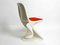 Original Casala Chair with Original Red Fabric Upholstery, 1970s 3