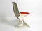 Original Casala Chair with Original Red Fabric Upholstery, 1970s, Image 3