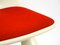 Chaise Casala Original avec Tissu d'Ameublement Rouge, 1970s 13