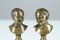 Antique Miniature Bronze Busts of Children Laughing and Crying, 1880s, Set of 2, Image 2