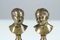 Bustes d'Enfants Miniatures Antiques en Bronze, 1880s, Set de 2 2