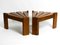 Mid-Century Coffee Tables in Triangular Shape by Oak Boards, Dittman & Co, Awa Radbound, 1950s, Set of 2 1