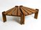 Mid-Century Coffee Tables in Triangular Shape by Oak Boards, Dittman & Co, Awa Radbound, 1950s, Set of 2 17