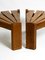 Mid-Century Coffee Tables in Triangular Shape by Oak Boards, Dittman & Co, Awa Radbound, 1950s, Set of 2 12