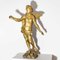 Barocker Künstler, Figurative Skulptur, 18. Jh., Vergoldetes Holz 3