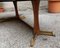 Panca angolare con base in ottone e sedile in legno di Giulio Moscatellio per Furniture Cantu, anni '50, Immagine 7