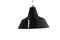 Werkstatt Deckenlampe aus schwarz emailliertem Metall von Louis Poulsen, 1960er 5
