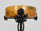 Art Nouveau Centerpiece or Fruit Bowl in Glass and Wrought Iron, 1890s 4